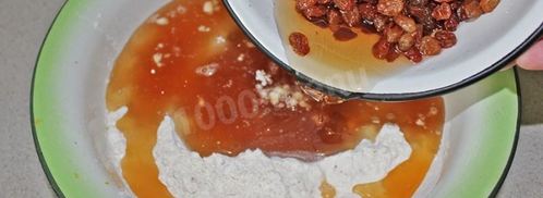 чайный кекс с изюмом. Шаг 4