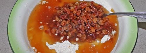 чайный кекс с изюмом. Шаг 5