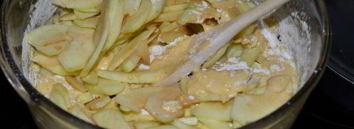 итальянский яблочный кекс. Шаг 4