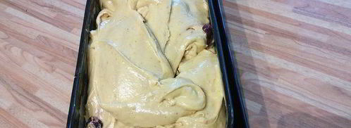 карамельный кекс с вишней. Шаг 9