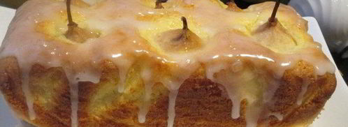 кекс с грушами на лимонном джеме. Шаг 18