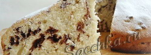 кекс с коньяком и шоколадом. Шаг 10