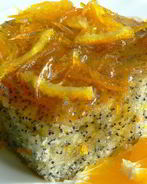 Кекс с маком и апельсиновым сиропом