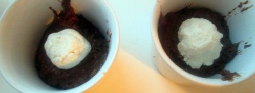 кекс с творогом в микроволновке за 3 минуты. Шаг 4