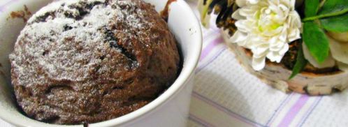 кекс с творогом в микроволновке за 3 минуты. Шаг 6