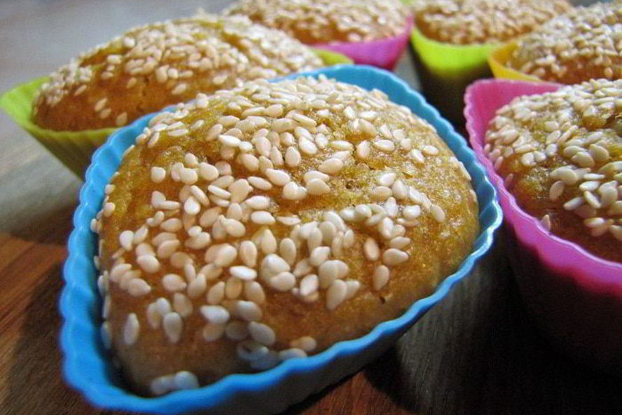 Рецепт кексы мандариново-ореховые