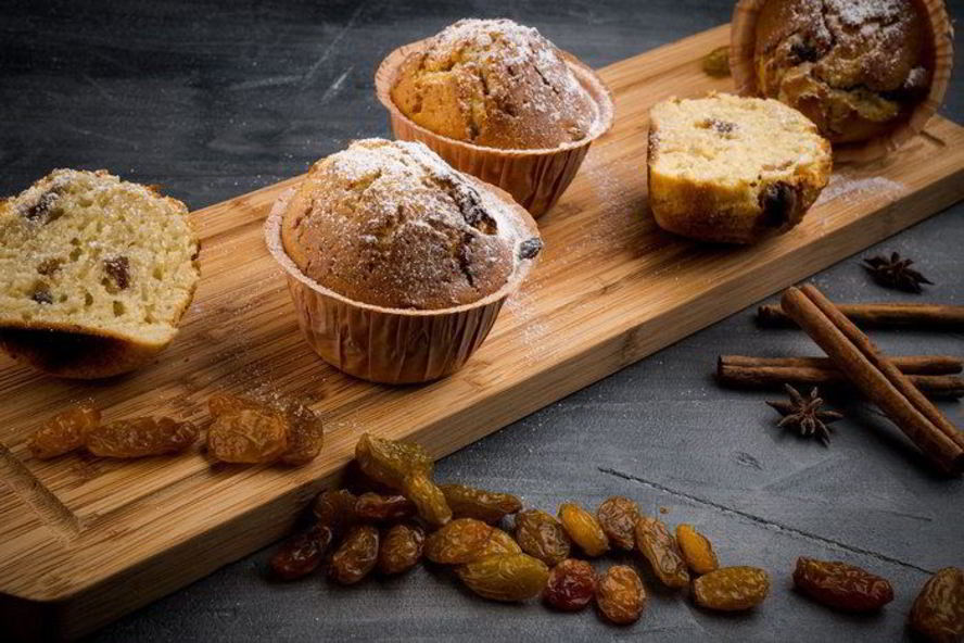 Рецепт кексы с изюмом