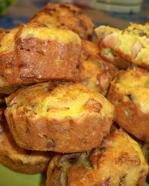 Кексы с кабачками