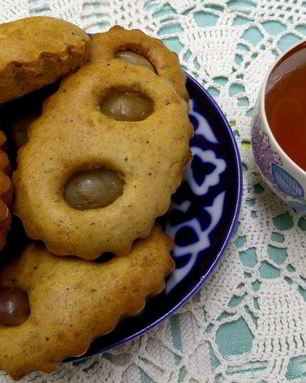 Кексы с виноградом