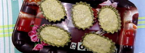 кексы с виноградом. Шаг 7