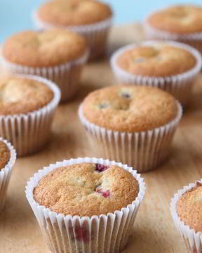 Клюквенные кексы