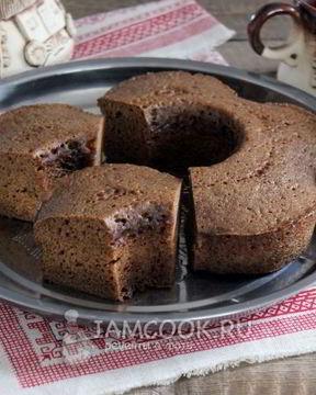 Кофейный кекс в микроволновке