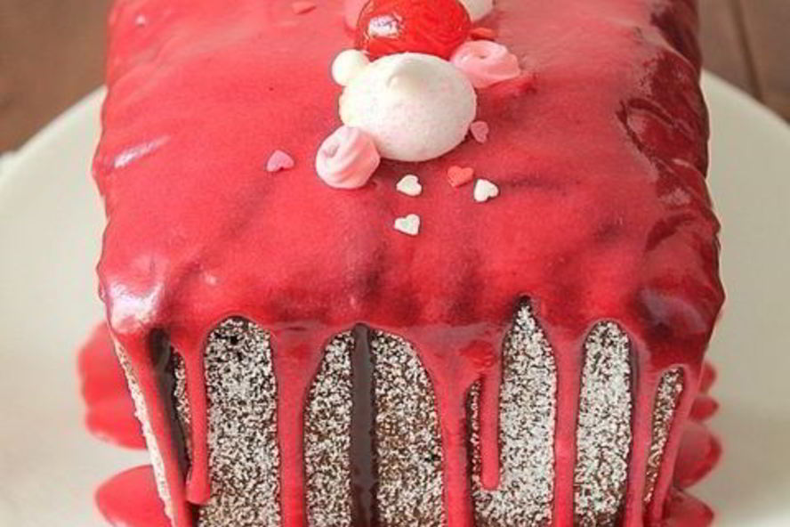 Рецепт кокосовый кекс с бананами и вишней