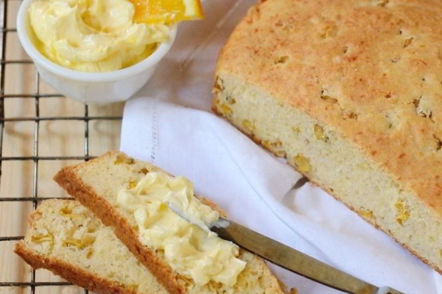 Рецепт кукурузный кекс с апельсиновым маслом