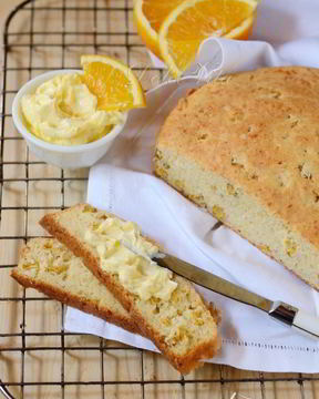 Кукурузный кекс с апельсиновым маслом