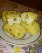 Куриные кексы со стручковой фасолью До-ре-ми