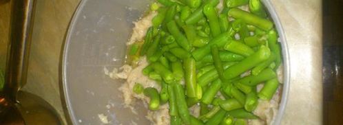 куриные кексы со стручковой фасолью до-ре-ми. Шаг 5