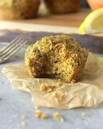 Лимонные кексы с цукини