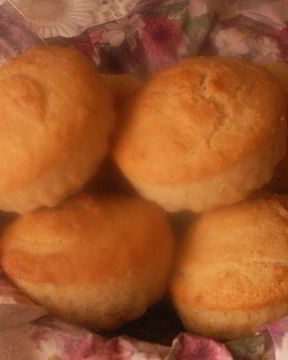 Манные мини-кексы Золотые шары