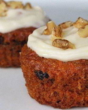 Морковно-апельсиновые капкейки