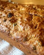 Морковный кекс с изюмом и орехами