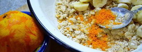 постный кекс с бананами, шоколадом и кленовым сиропом. Шаг 2