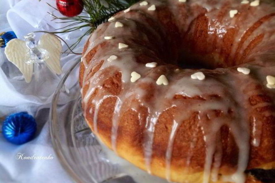 Рецепт сдобный кекс с маком и вяленой клюквой