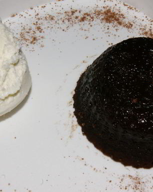 Шоколадный фондан