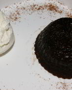 Шоколадный фондан