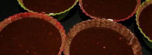 шоколадный фондан. Шаг 5