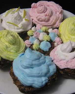 Шоколадный капкейк с апельсином