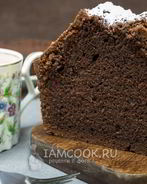 Шоколадный кекс на сметане