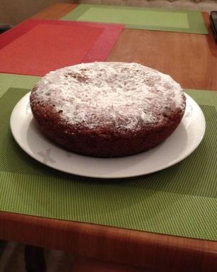 Шоколадный кекс с орехами в мультиварке