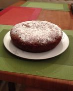 Шоколадный кекс с орехами в мультиварке