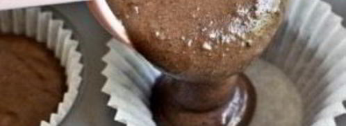 шоколадные капкейки с арахисовым кремом. Шаг 3