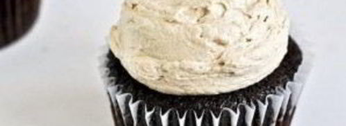 шоколадные капкейки с арахисовым кремом. Шаг 6