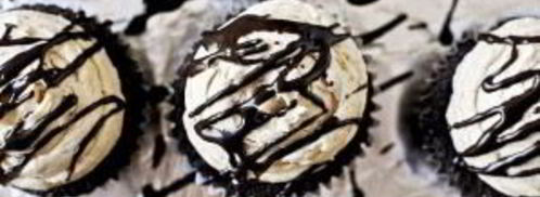 шоколадные капкейки с арахисовым кремом. Шаг 8