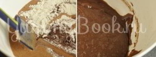 шоколадные кексы с вишней. Шаг 6