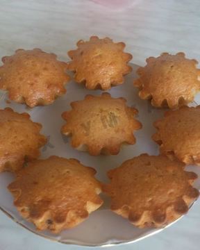 Сладкие и простые кексики на сметане