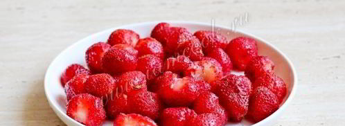 сливочный кекс с клубникой. Шаг 6