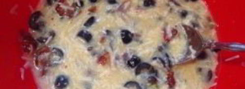 соленые кексики с оливками и вялеными помидорами. Шаг 4