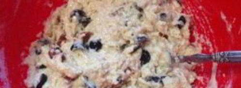 соленые кексики с оливками и вялеными помидорами. Шаг 6