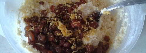 творожный кекс с изюмом. Шаг 6