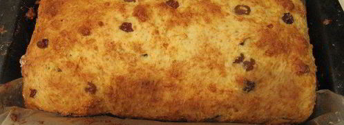 творожный кекс с изюмом. Шаг 8