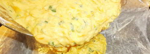 тыквенный закусочный кекс с зеленым луком. Шаг 9