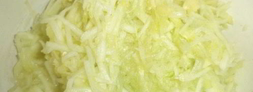 багет с кабачково-сырной начинкой. Шаг 2