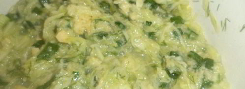 багет с кабачково-сырной начинкой. Шаг 4