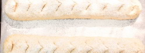 багеты с цельнозерновой мукой и отрубями. Шаг 8