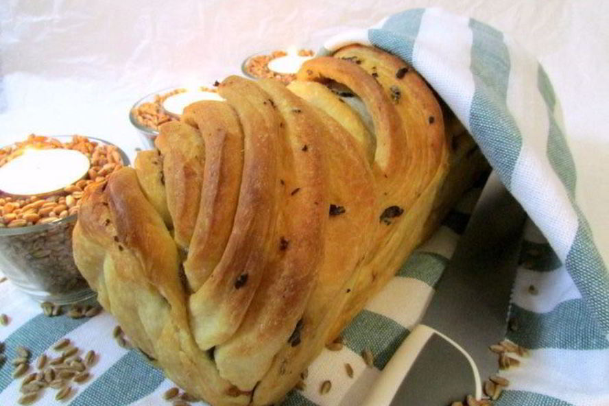 Рецепт чесночный хлеб с шалфеем