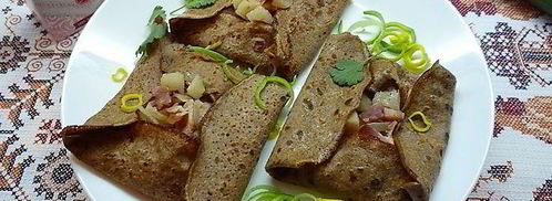 галеты с грушевой начинкой и беконом. Шаг 12